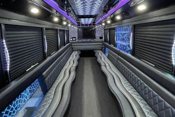 Sioux Falls Party Bus Interior