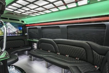 Sioux Falls Sprinter Party Bus Interior