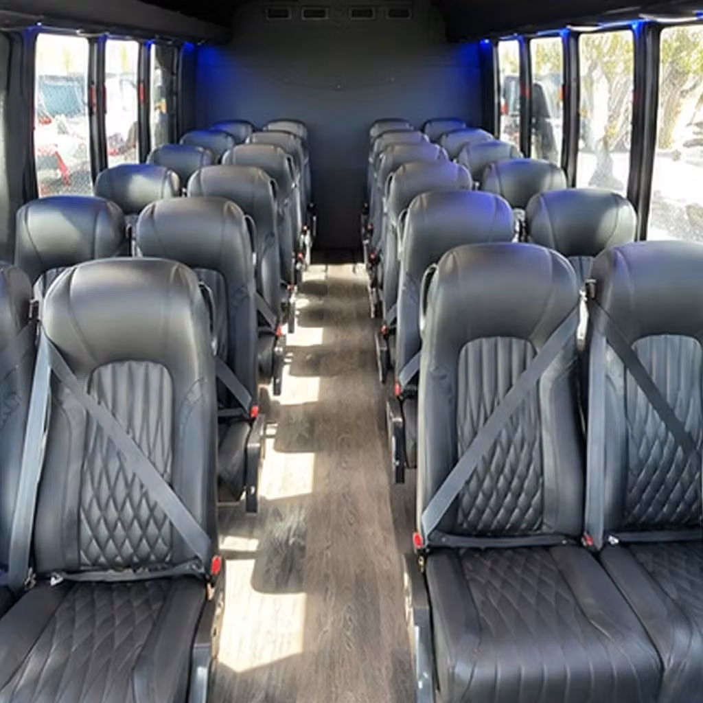 30 passenger minibus interior