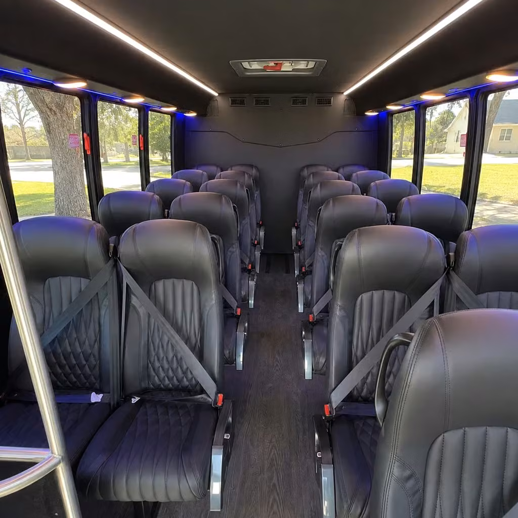 35 passenger minibus interior