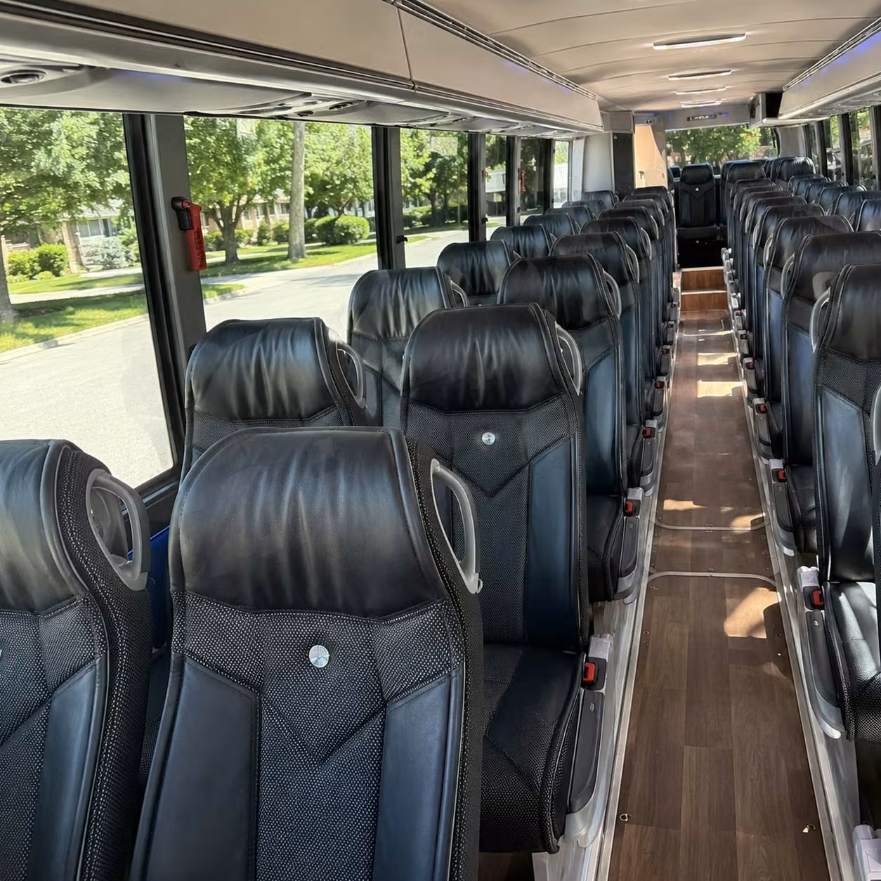 sioux falls charter bus rental interior